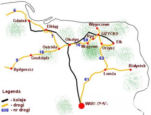 Pe?ne zdj: 2007-04-25 13:23:03 Preferowane drogi dojazdu do Gi?ycka (108)